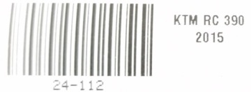 KTM RC 390 15- БЕЗАВАРИЙНАЯ РАМА + ДОКУМЕНТЫ