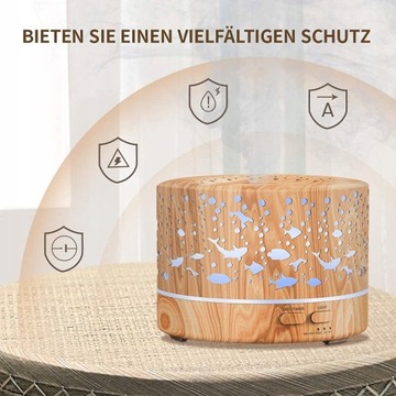 Dyfuzor Zapachowy, Nawilżacz Powietrza Lampa