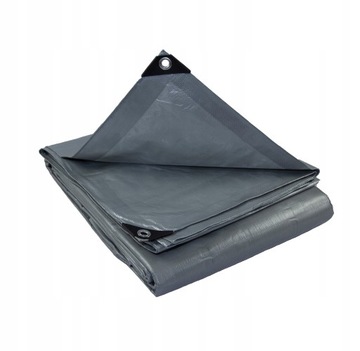 ПРОЧНЫЙ БРЕЗЕНТ 6x6м СЕРЕБРЯНЫЙ, УЛУЧШЕННЫЙ UV++ ТОЛЩИНОЙ - ПОКРЫТИЕ, ЛИСТЫ