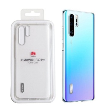 ETUI CLEAR CASE HUAWEI P30 PRO BEZBARWNY