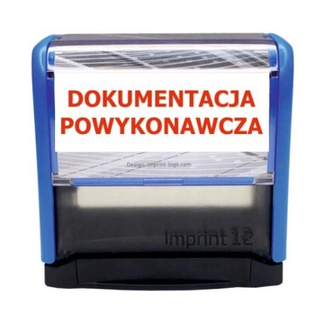 Pieczątka DOKUMENTACJA POWYKONAWCZA różne kolory Trodat Imprint 8911