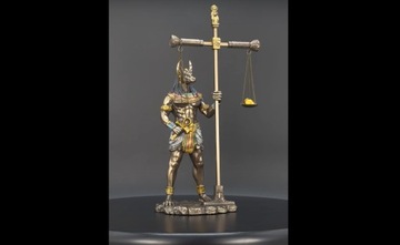 Статуэтка Скульптура Статуя бронза АНУБИС ДЕРЖИТ ВЕС VERONESE WU77966A4