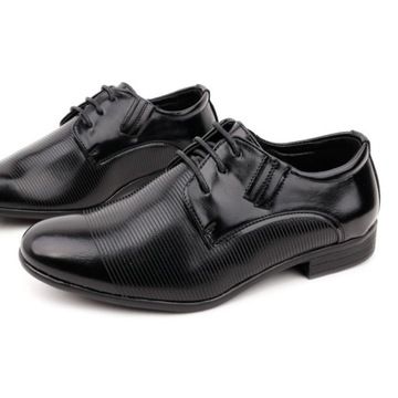 ЧЕРНЫЕ ТОРЖЕСТВЕННЫЕ ТУФЛИ ДЛЯ МАЛЬЧИКОВ, МОЛОДЕЖИ
