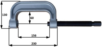 СЪЕМНИК ВТУЛОЧНЫХ ШТИФТОВ НА АВТОМОБИЛЬНОМ КОМПЛЕКТЕ PRESS MAX