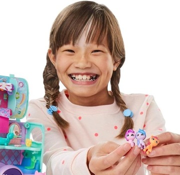 MY LITTLE PONY GRZYWOLOT LATAJĄCY KAMPER +5 KUCYKÓW Pipp Zipp Sunny Izzy