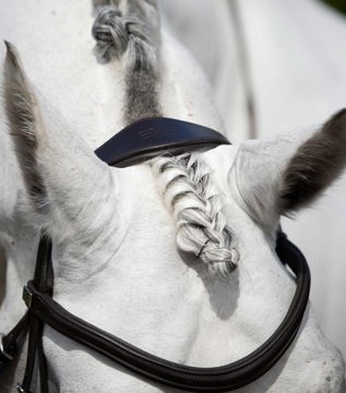 Анатомическая уздечка Premier Equine Rizzo, темно-коричневая, полная