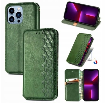 Etui z klapką Apple iPhone 13 Pro Zielone