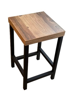 Solidny HOKER metalowy taboret 75cm WYBÓR KOLORÓW KRZESŁO ZłOŻONE HUNTON
