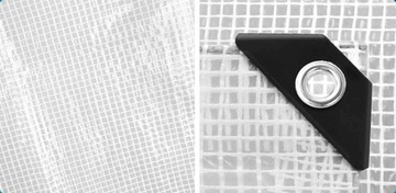 НАКЛОН 4х6 6х4 100г ПРОЗРАЧНЫЙ, АРМИРОВАННЫЙ, БЕЛЫЙ, МОРОЗОСТОЙКИЙ, УФ+