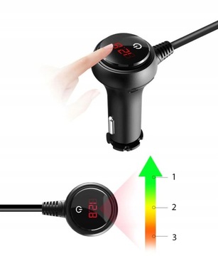 РАЗДЕЛИТЕЛЬ ПРИКУРИВАТЕЛЯ 12/24В 4x USB QC
