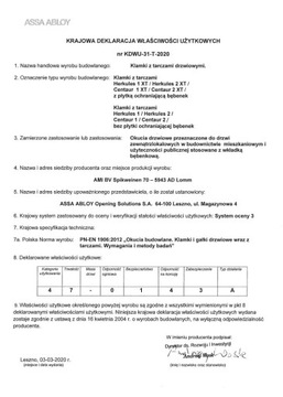 РУЧКА ДВЕРНАЯ РУЧКА LOB HERKULES 1 XT 90 ВСТАВКА