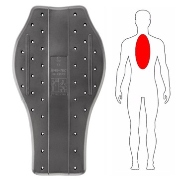 Sas-Tec Ochraniacz Pleców Level 2 - 500/290/20 mm