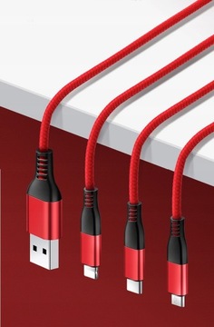 КАБЕЛЬ 3в1 ДЛЯ APPLE Lightning/micro USB/TYPE-C