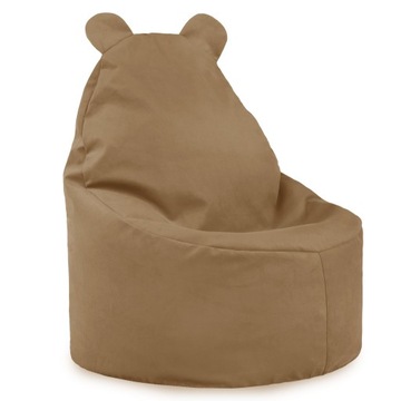 BEŻOWY FOTEL PUFA DLA DZIECI TEDDY