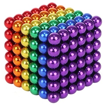 МАГНИТНЫЕ БЛОКИ NEOCUBE ШАРИКИ 216 шт. 5 мм ЦВЕТ