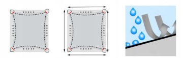 Солнцезащитный тент GARDEN 4x3 RED