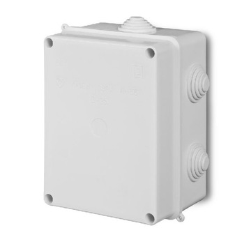 Puszka n/t 158mm 118x 95mm tworzywo IP55 biały