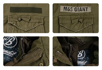 МУЖСКАЯ ВОЕННАЯ КУРТКА BRANDIT M65 GIANT PARKA 3-в-1, ОЛИВКОВЫЙ, XL