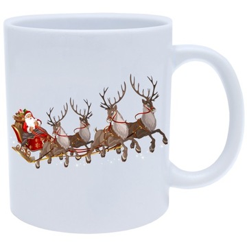 SUPER ŚWIĄTECZNY KUBEK PREZENT 330ml RENIFER