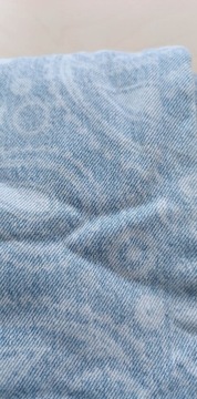 Only jeansy wide leg wzór paisley defekt W29 L34