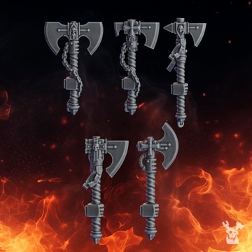 Pactum Aeternum Crusader Axes x5 DakkaDakkaStore