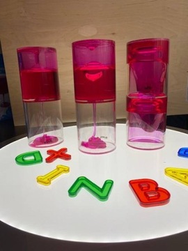 TickiT: Сенсорный тюбик Jumbo Ooze - Большие гелевые песочные часы