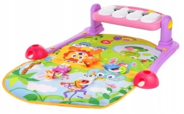LT29 ИНТЕРАКТИВНЫЙ КОВРИК С ПИАНИНО, ОБРАЗОВАТЕЛЬНЫЙ РОЗОВЫЙ