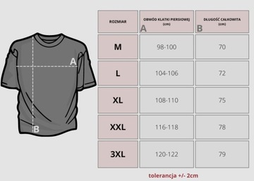 KOSZULKA TSHIRT MĘSKI BAWEŁNA CZARNA XXL