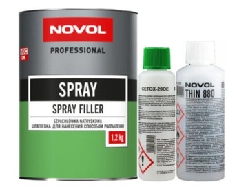 NOVOL SPRAY SZPACHLA NATRYSKOWA 1,2 KG