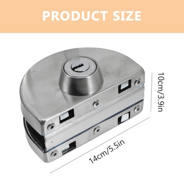 ЗАМОК ДЛЯ РАЗДВИЖНЫХ СТЕКЛЯННЫХ ДВЕРЕЙ ПАТИО