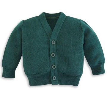 Sweterek niemowlęcy zielony Vintage elegancki dla chłopca 80