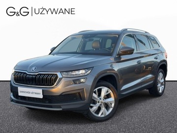 Skoda Kodiaq I SUV Facelifting 2.0 TSI 190KM 2022 Skoda Kodiaq 2.0 TSI 190KM 4x4 Style DSG, Gwarancja, Serwis ASO, FV23 2.0