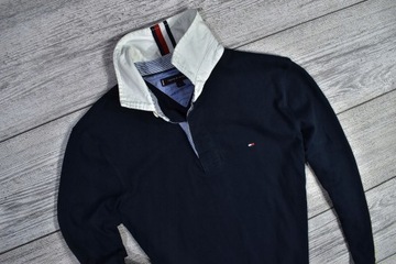 Tommy Hilfiger Bluza Polo Styl Oxford S/M