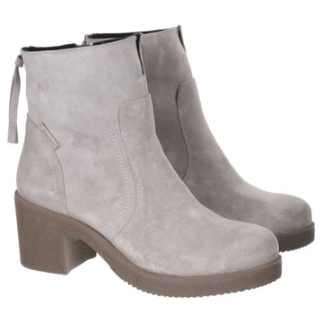 Botki damskie Nessi 23516 szary W4 R.39