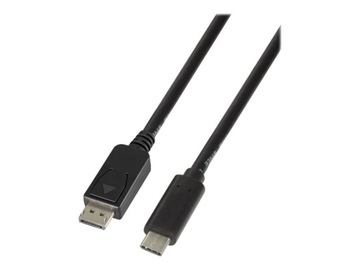 Kabel USB-C - DisplayPort 4K 60Hz Thunderbolt 3 3m