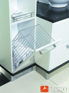 КОРЗИНА ДЛЯ БЕЛЬЯ STARAX ХРОМ 45