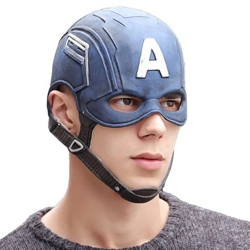 МАСКА ШЛЕМ КАПИТАН АМЕРИКА КОСПЛЕЙ СУПЕРГЕРОЙ