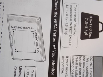 Podwójny stojak na monitor 13-32 sprężyny gazowe 8kg