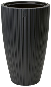 МИКА Слим Цветочный горшок 30х48 - Глубокий черный