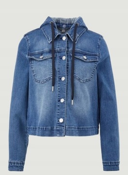 KURTKA JEANSOWA Z KAPTUREM KATANA DENIM COMMA 40 L PREMIUM
