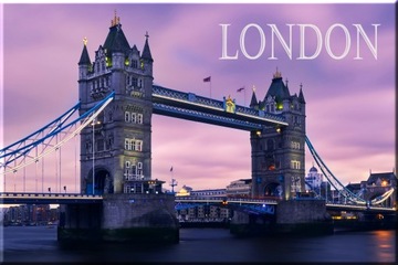 LONDYN TOWER BRIDGE MOST MAGNES MAGNESY NA LODÓWKĘ