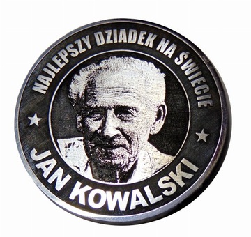 Moneta okolicznościowa - Dowolna treść.40mm slab