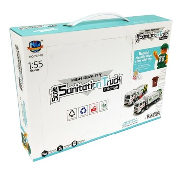 МУСОРОВОЗ С КОМПЛЕКТОМ ВЕДРОВ Q7202 SWEDE SWEEPER