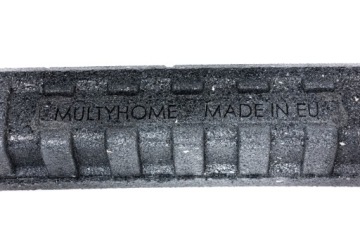 Бордюр садовый ГАЗОН пластик Multy Home 120см x 8см серый