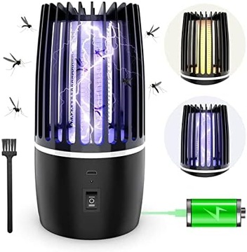 MOSKITIERA USB Z ŁADOWANIEM I LAMPĄ UV 2W1