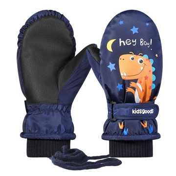 RĘKAWICZKI jednopalczaste DLA DZIECI NARCIARSKIE 3-5 lat Winter Gloves
