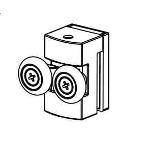 *Radaway Rolka górna do kabiny Premium Plus 008-000001501 ( od 09.2017)