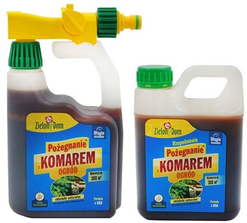OPRYSK ŚRODEK NA KOMARY POŻEGNANIE Z KOMAREM ZIELONY DOM 950ml + ZAPAS