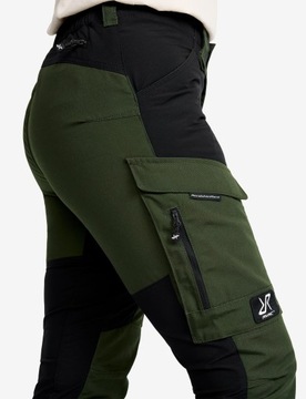 RevolutionRace GP Pants, Spodnie Outdoorowe Damskie, Forest Green, XL