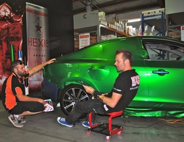 ГЕКСИС! Фольга BOSTON GREEN GLOSS 152x50см ЗЕЛЕНАЯ